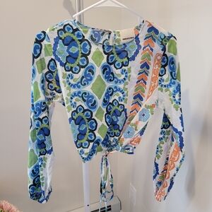 Colorful Women's Patterned Blouse